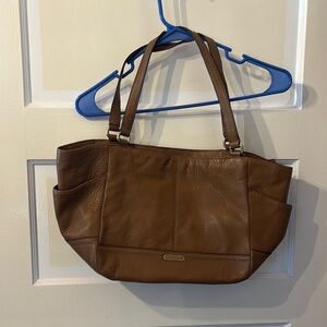 Brown Leather Tote Bag - Coach